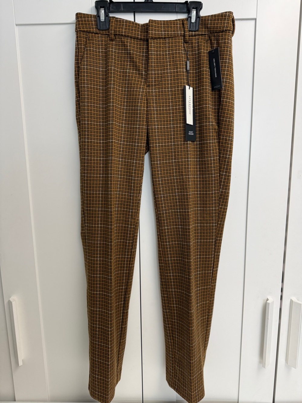 Liverpool Women's Brown Windowpane Trousers size 2/26